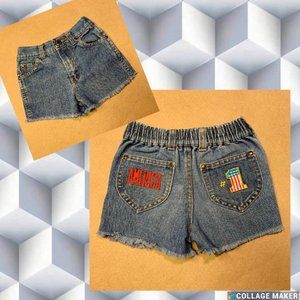 Vintage 80's "America #1" Shorts